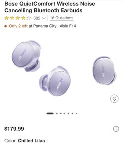 Bose QuietComfort Bluetooth Earbuds