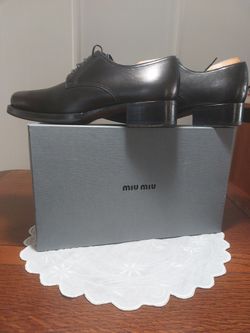 Mens Miu Miu Shoes. Black. US Size10