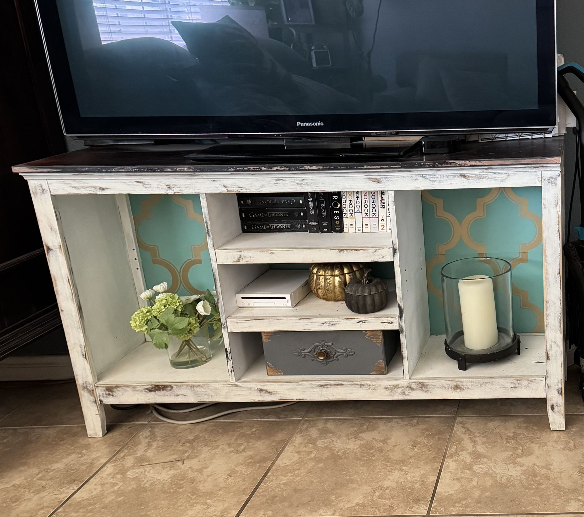 Farmhouse Entertainment Center Console Table Mesa TV