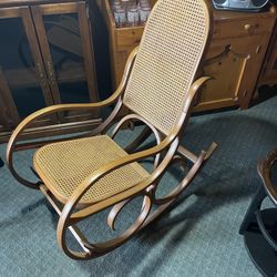 Mid Century Bent Wood Rocking Chair