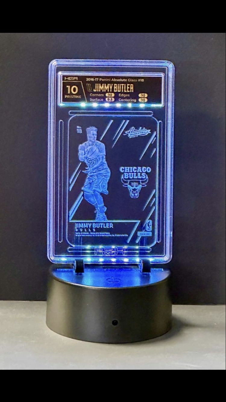 Panini 2016-17 Absolute Glass Jimmy Butler Graded 10 HGA Pop 1 “Black Label”