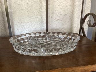 Vintage Fostoria “American” divided dish
