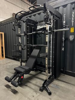 New!! Smith Machine , Squat Rack , Bench Press , Leg Press , Pulley System Machine For Your Weights