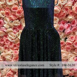 Little Girls Sequined Dress