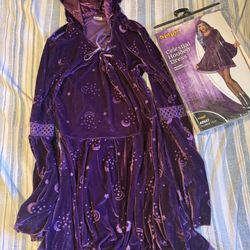 Beautiful Purple Dress / For Woman Size : Large / Stretchy Material/  Thick Soft Material 