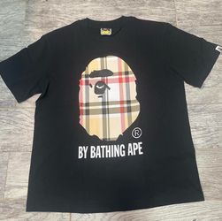 Black Burberry Bape Tee