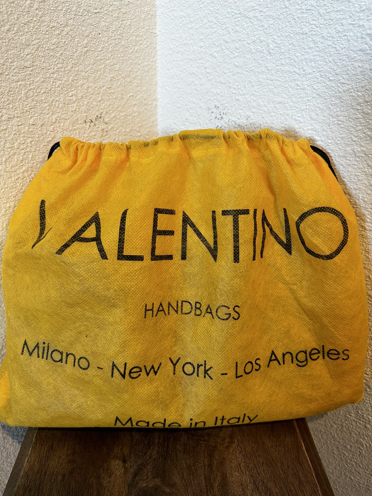 Mario Valentino Black Leather Lena Crossbody Bag - VA9303