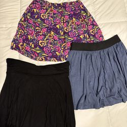 3 Mini Skirts- Size MEDIUM