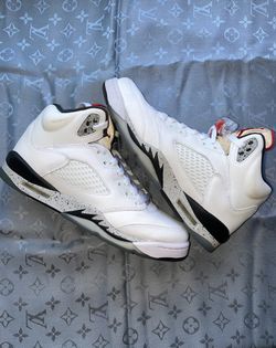 Jordan 5 White Cement