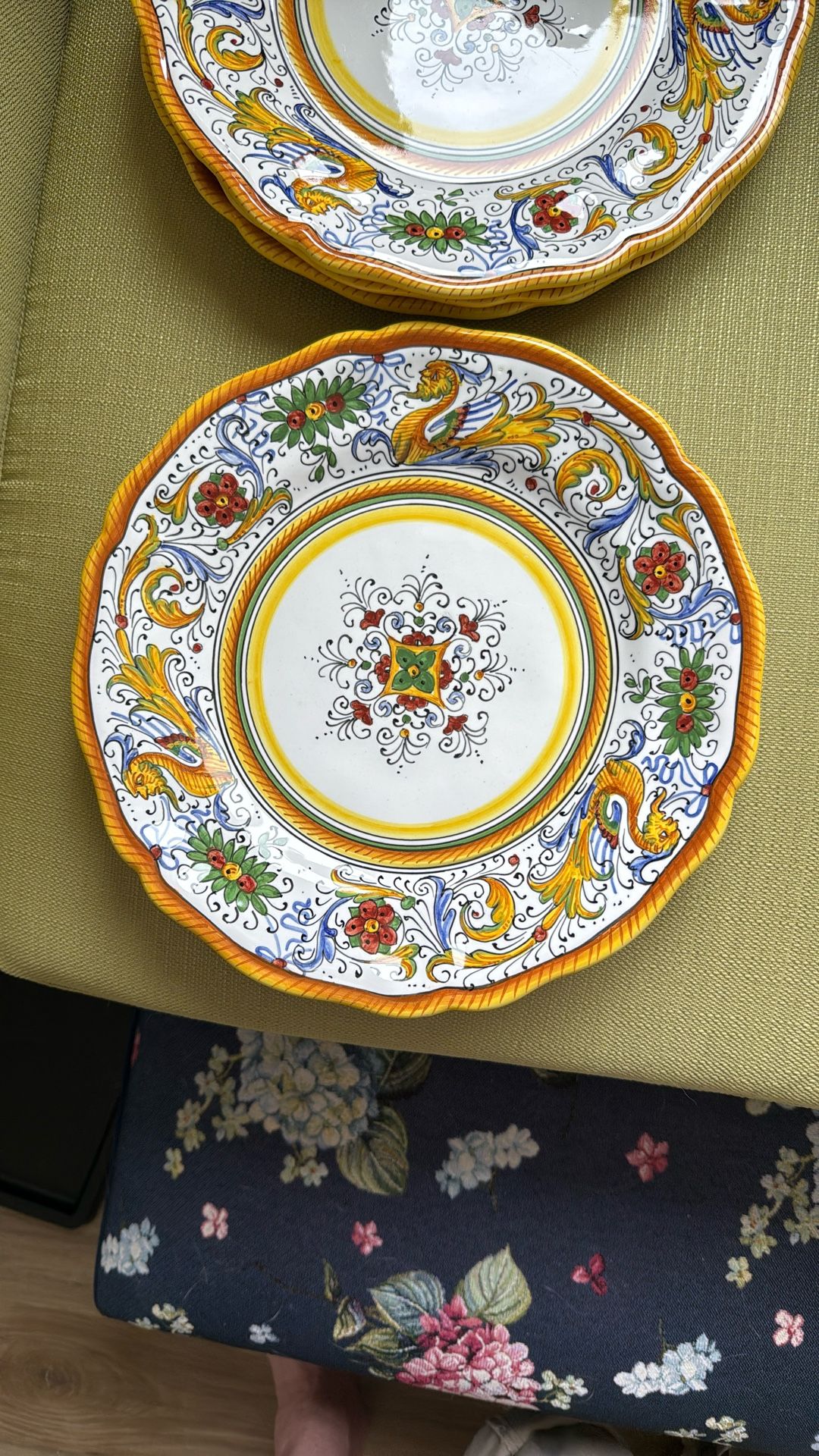 Set of 4 Fima Series, Deruta , Italy