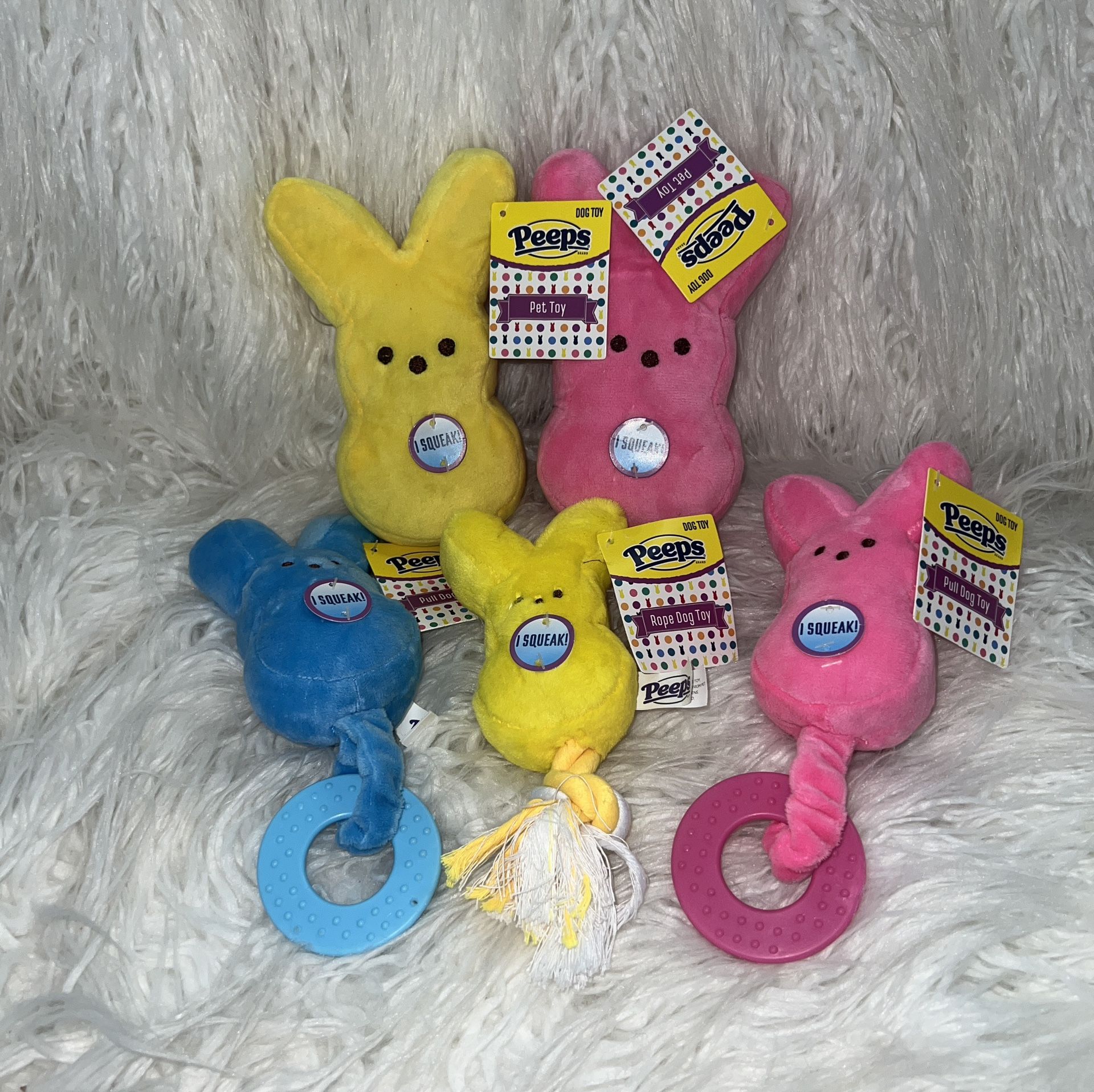 NWT Peeps Dog Toy Bundle Of 5