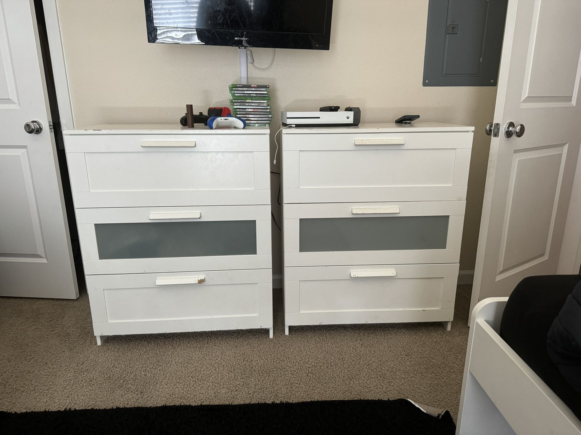 2 3-drawer IKEA Dressers