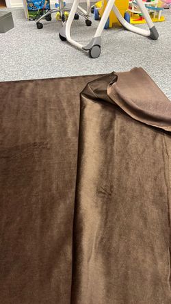 Yards Dark Chocolate Brown Velveteen Fabric - 12 Feet Non-Stretch Upholstery Material