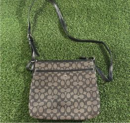 Coach brown signature C purse