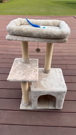 Cute Cat Tree Kitten Cat Tower Condo Cat Furniture Sisal Scratching