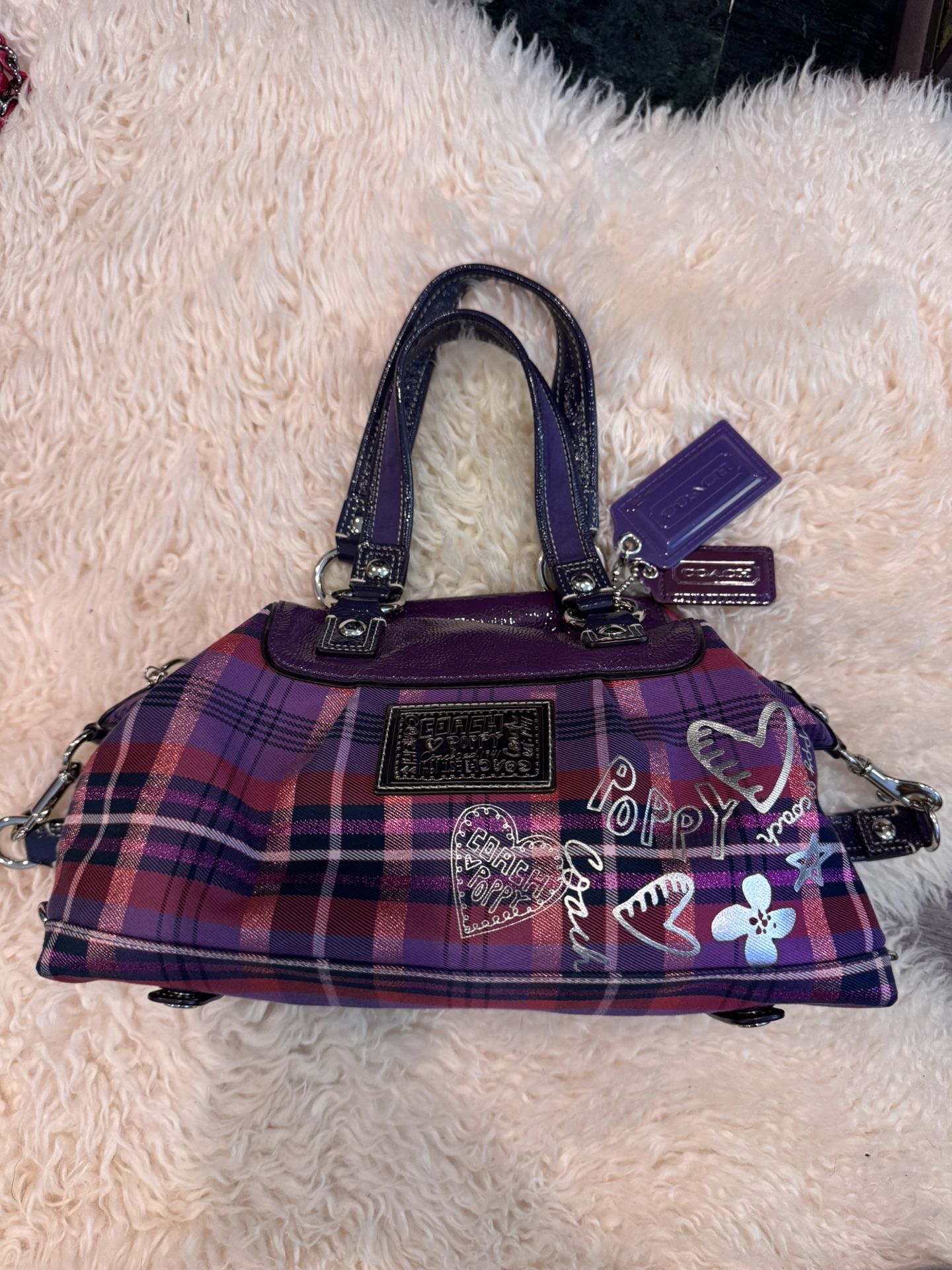 Coach Poppy Purple Bag