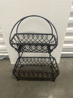 Metal basket 🧺