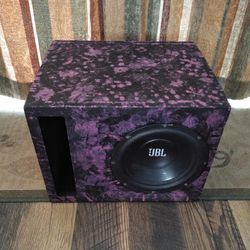 10" JBL Subwoofer (GT Series) In Slot Ported Enclosure 