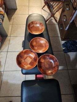 Wooden bowls