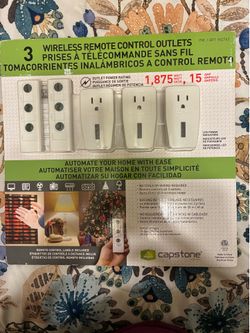 Wireless Remote Control Outlets