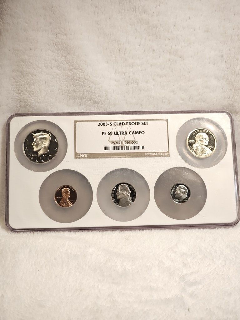 260 Proof Set 2003 OF69 Ultra Cameo Coins
