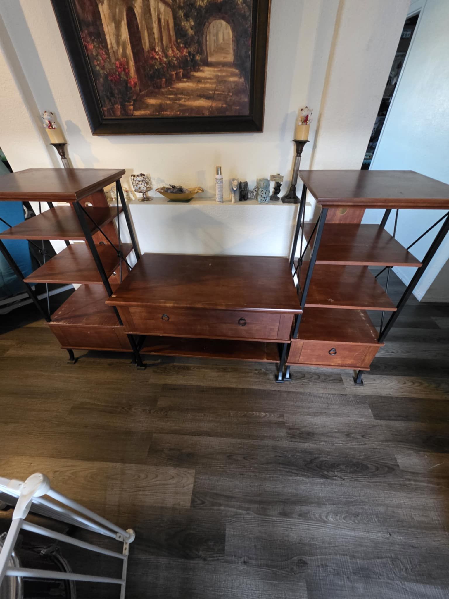 TV Table And Two Towers