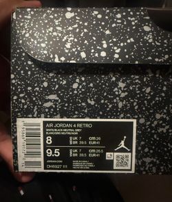 Military Black Jordan 4’s