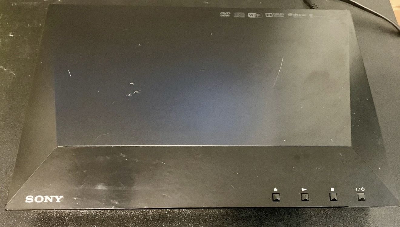 Sony DVD Player BDP-S2100 HDMI, 1080p, Wi-Fi, Blu-Ray Disc Player W/O Remote