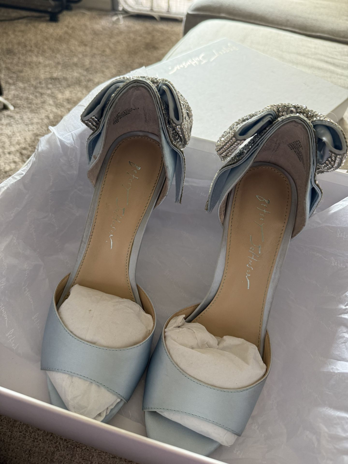 Baby Blue Betty Johnson Heels