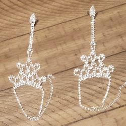 Silver Rhinestone Ring/Slave Bracelet