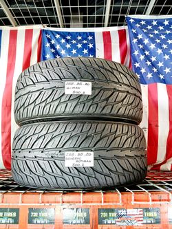 2 Used Tires 255/35ZR20 GENERAL G-MAX PERFORMANCE SPORT CAR LOW PROFILE 255 35 20