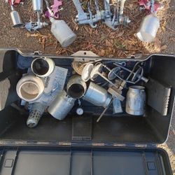 Cup Spray Paint Guns And Parts. 