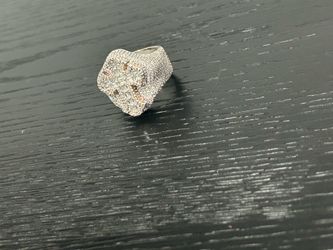 Moissanite beautiful cross ring