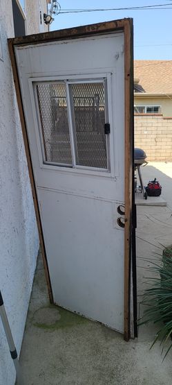 Steel door