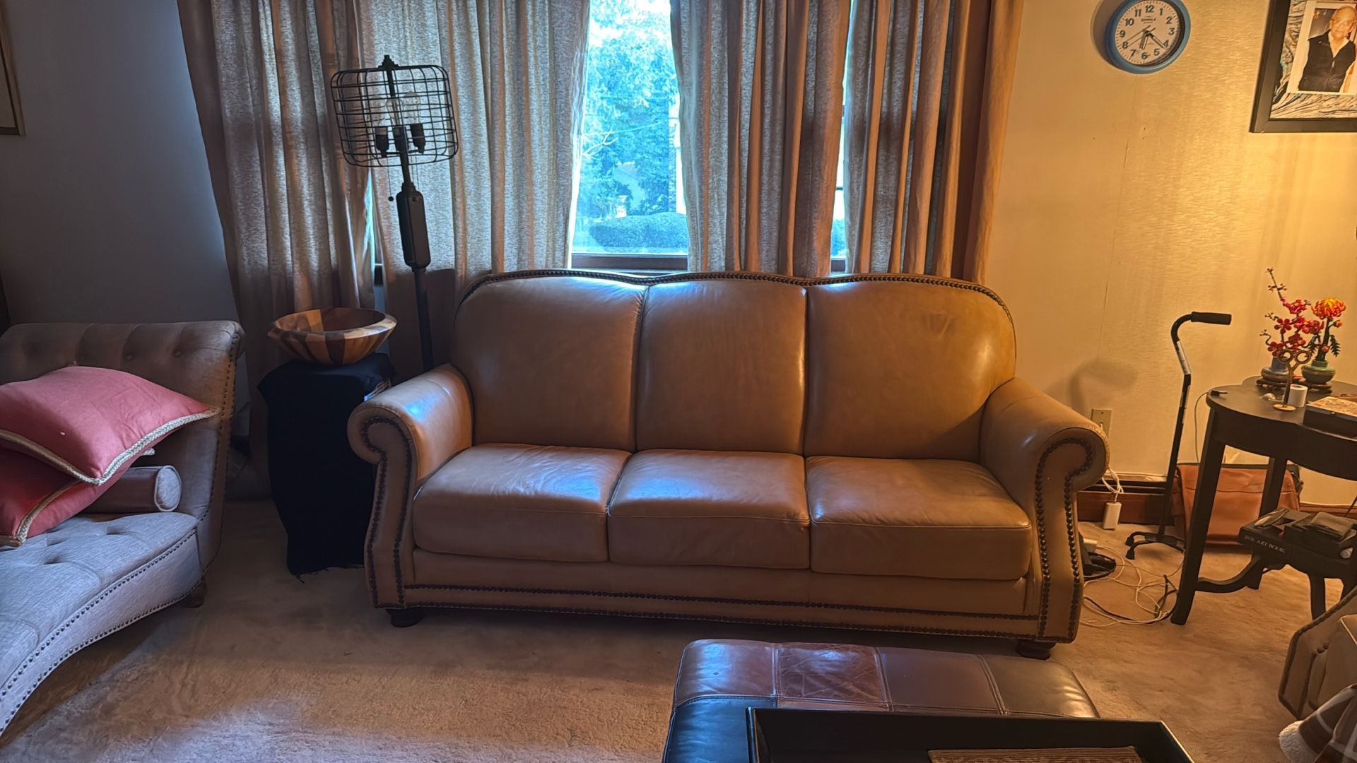 Beautiful Leather Couch