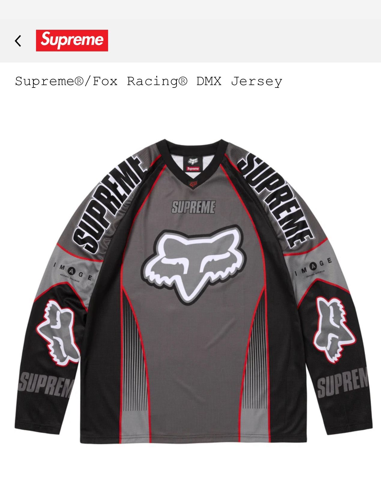 Supreme Fox Racing DMX Jersey