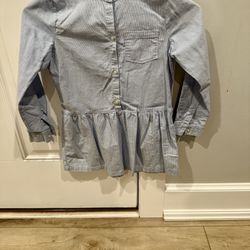 Striped Cotton Shirt Dress