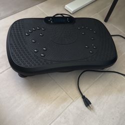 New Black Vibration Exercise Plate
