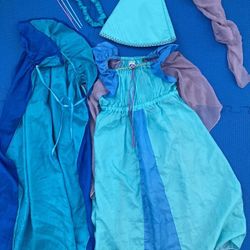 Sarah's Silks Blue/Purple Pretend Dress up Outfit in Size Small