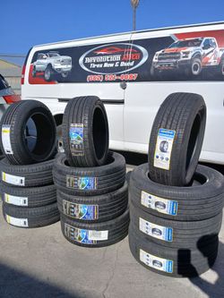 Tires New Goodyear 215 60R16 $360 set of four install mount and balance