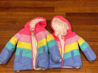 Oshkosh B’Gosh Rainbow Heavyweight Winter Coat Jacket