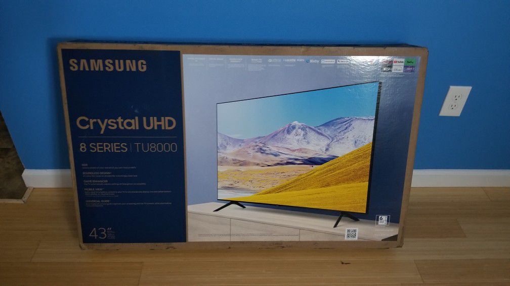 New Samsung 43" 4k Smart TV