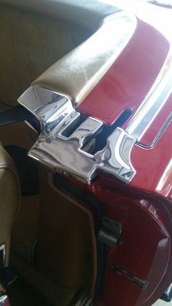 Sl 107 Chrome Cover latch Hinge Mercedes benz 380 SL 81-85