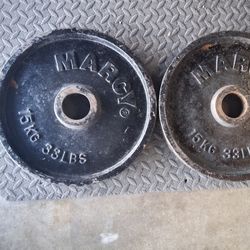 Olympic 35 lb Plates (Pair) – 2” Barbell Weights