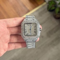 Iced out watch