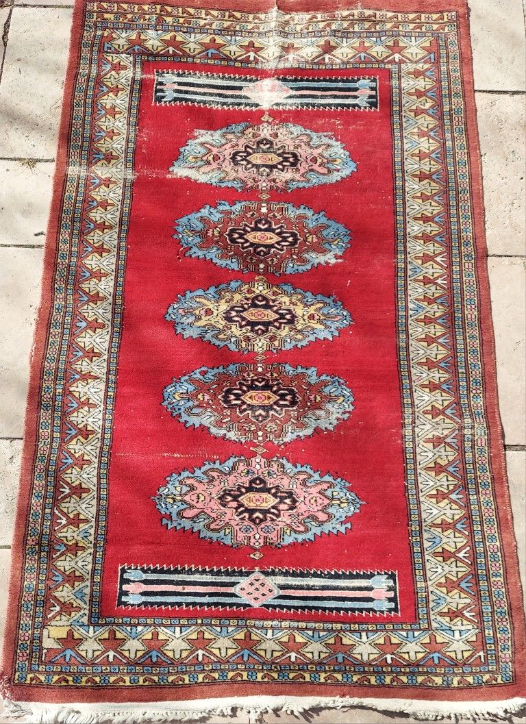 Vintage mid-20th-century Turkish Anatolian Rug