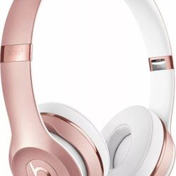 New In Box Beats By Dre Solo 3 Rose Gold Wireless Apple Headphones Earphones $200 Save $$