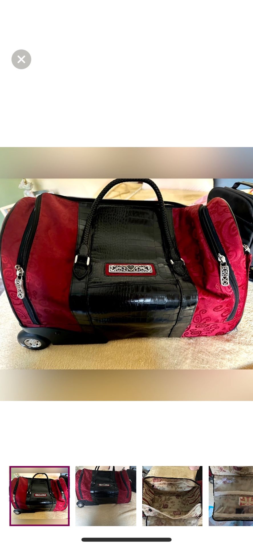 Brighton Rolling Duffel Weekender-exquisite!