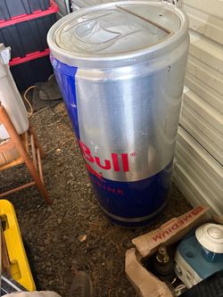 Red Bull Giant Can Mini Fridge