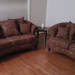 Love Seat and Sofa 